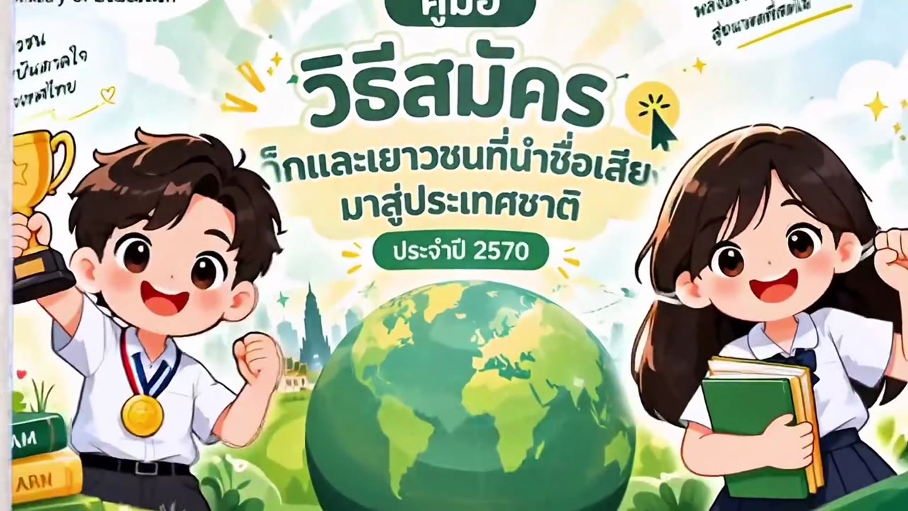 ภาพตัวอย่างวิดีโอ วิดีโอแนะนำวิธีสมัคร